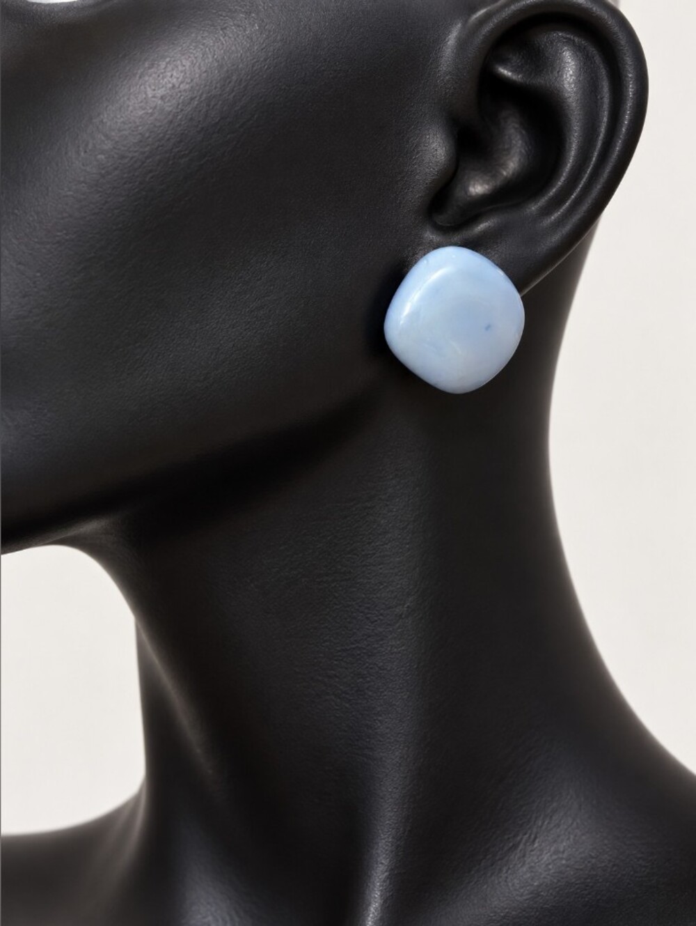 baby blue stud earrings